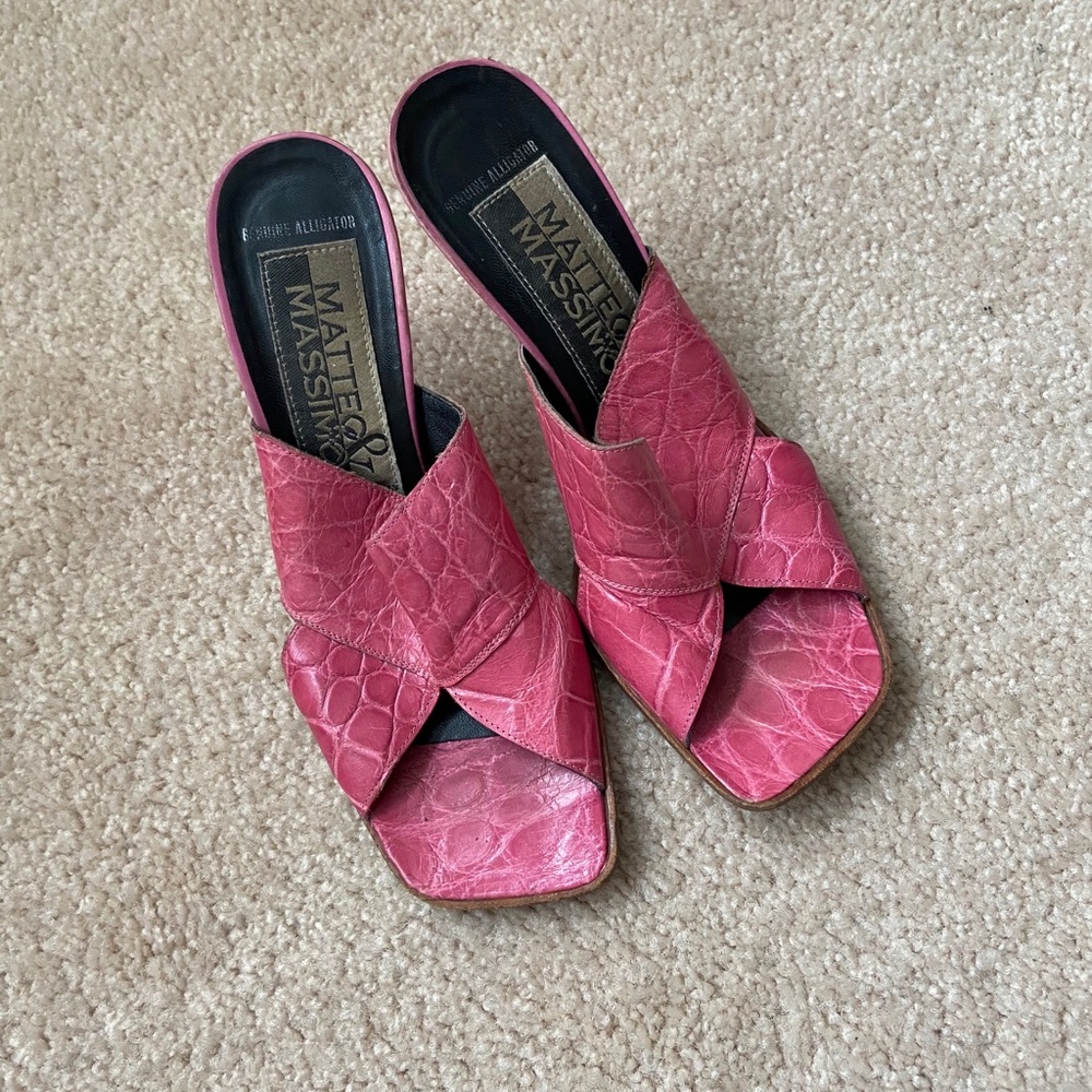 Pink Heel Sandals